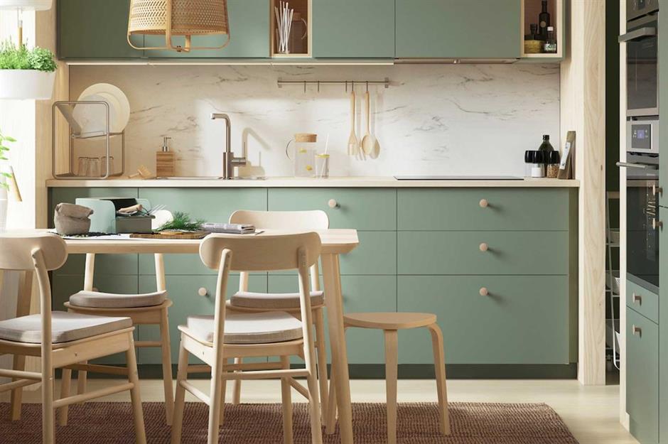 stylish wood ultramodern ikea kitchens cabinet