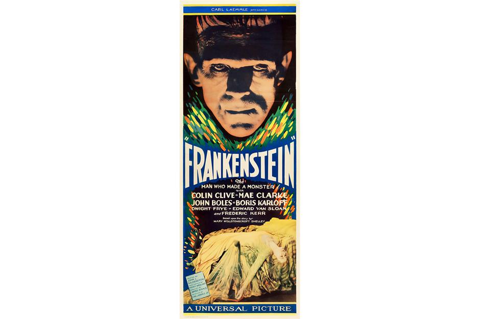 17. Frankenstein (American poster, 1931): $262,900 ($361k/£271k today)
