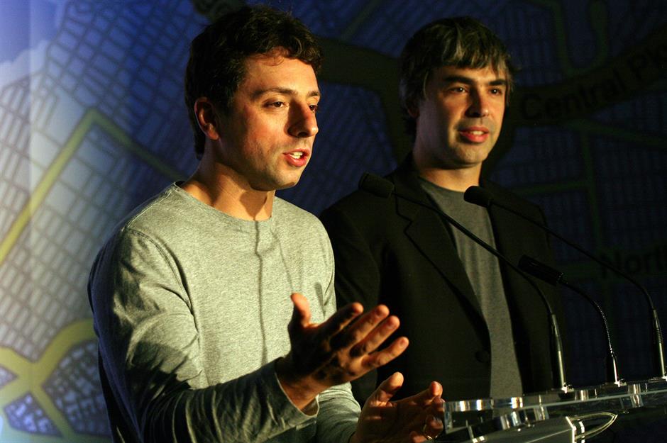 Larry Page & Sergey Brin: $1 (72p) in 2019