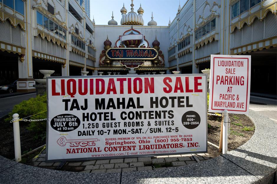 Trump Taj Mahal anti money-laundering violation payouts, 1998 and 2015: $14.5 million (£11.5m)