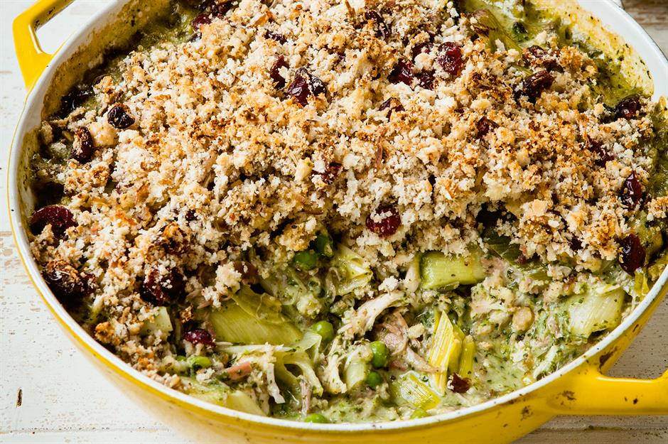 Leftovers: turkey casserole