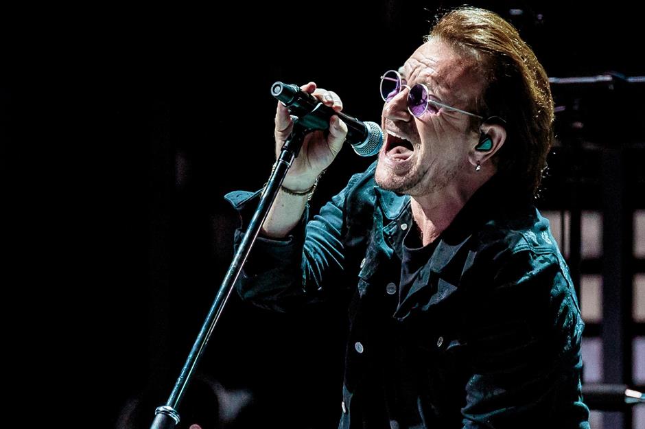 Joint 9th: Bono, $600 million (£436m)