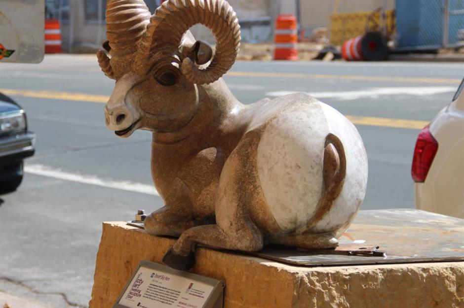 The sheep sculpture worth $16,826 (£13.1k)