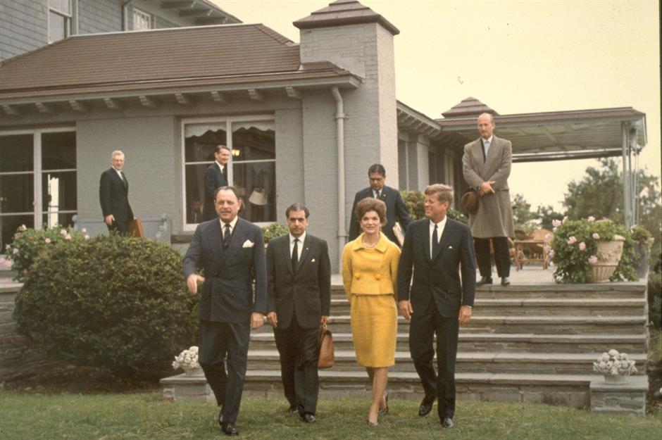 Entertaining dignitaries