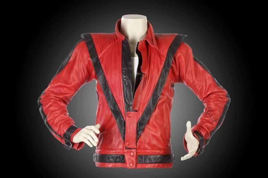 Michael Jackson’s red Thriller jacket: $1.8 million (£1.4m)