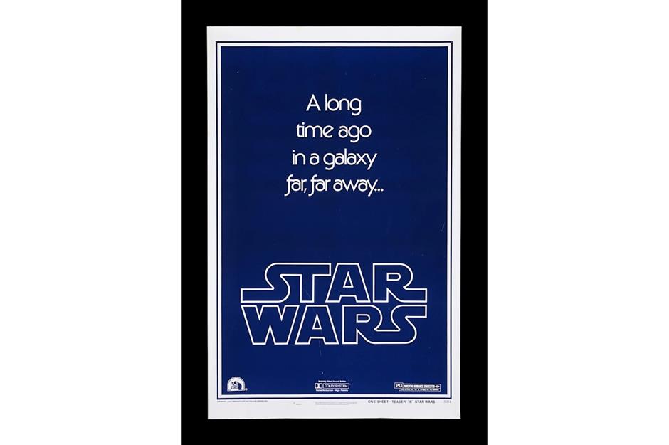 Star Wars (American Poster, 1977): $4,426 (£3,250)