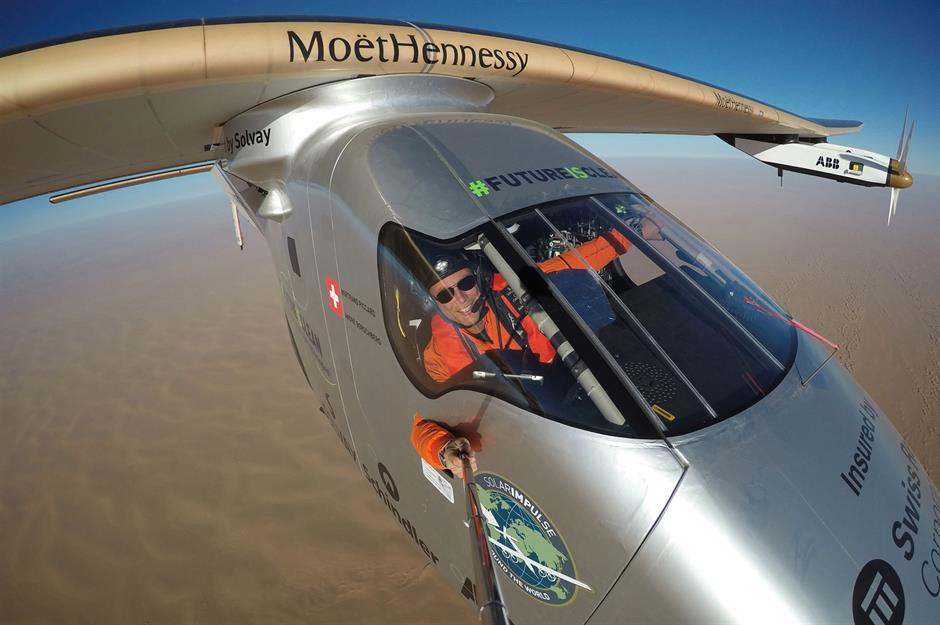 Solar-powered passenger planes