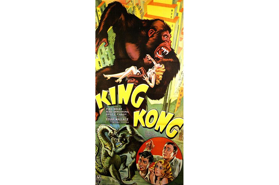 6. King Kong (American poster, 1933): $388,375 ($541k/£406k today)