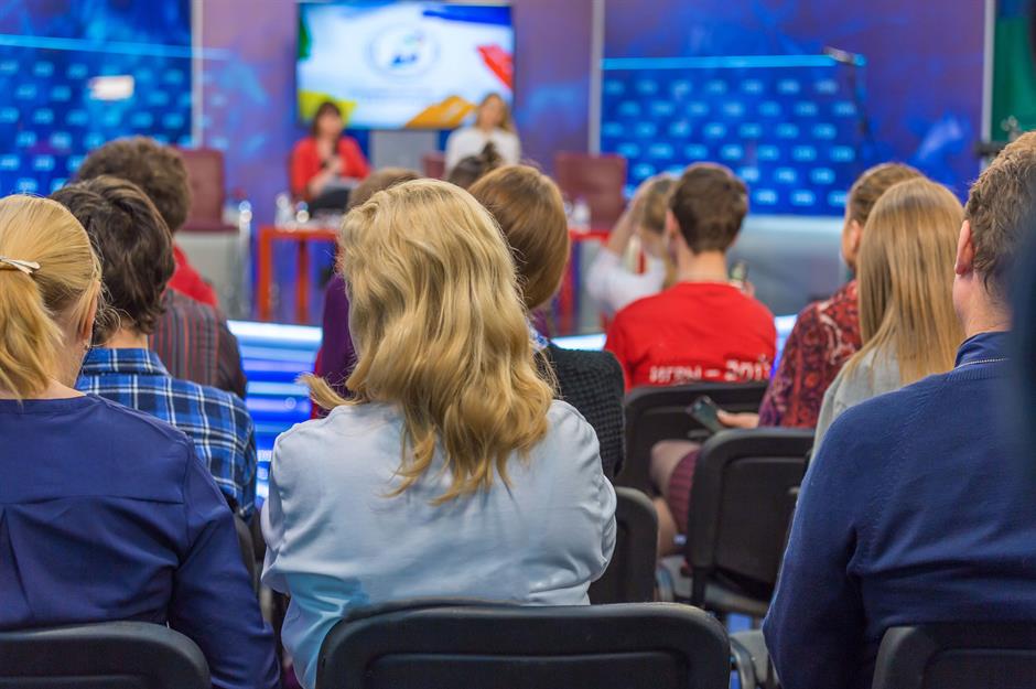 Be part of a TV studio audience