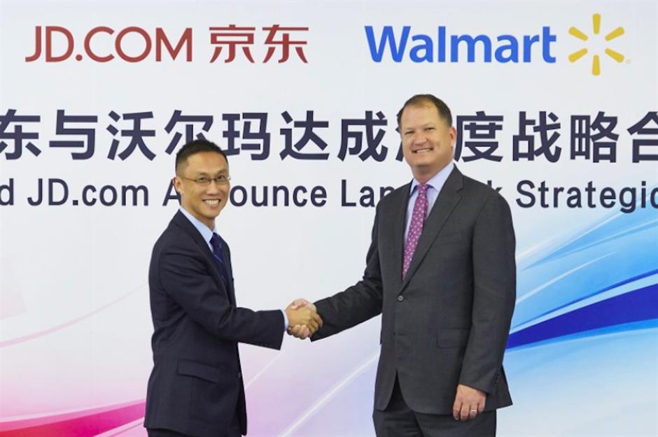 Walmart partners with JD.com in China