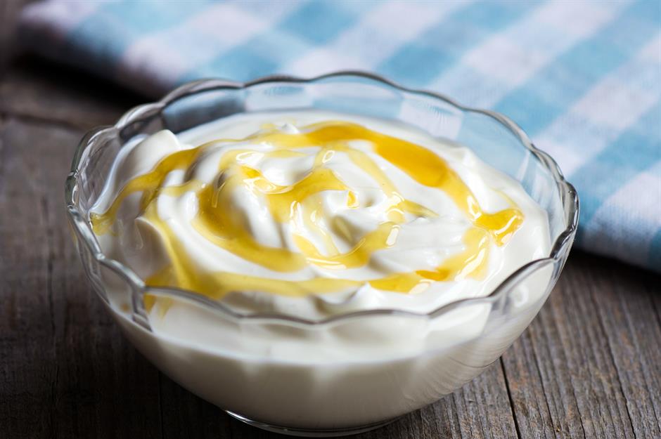 22. Greek yogurt with honey