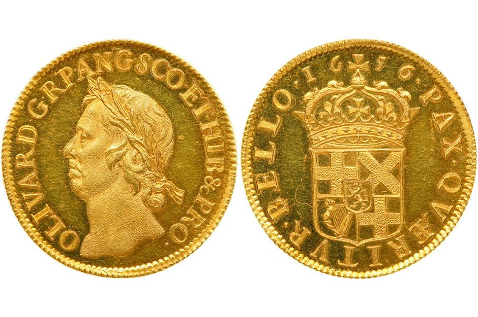 Oliver Cromwell gold coin: $628,000 (£471k)