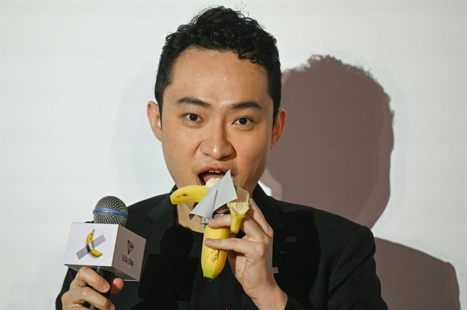 8. Justin Sun, net worth: $8.5 billion (£6.3bn)