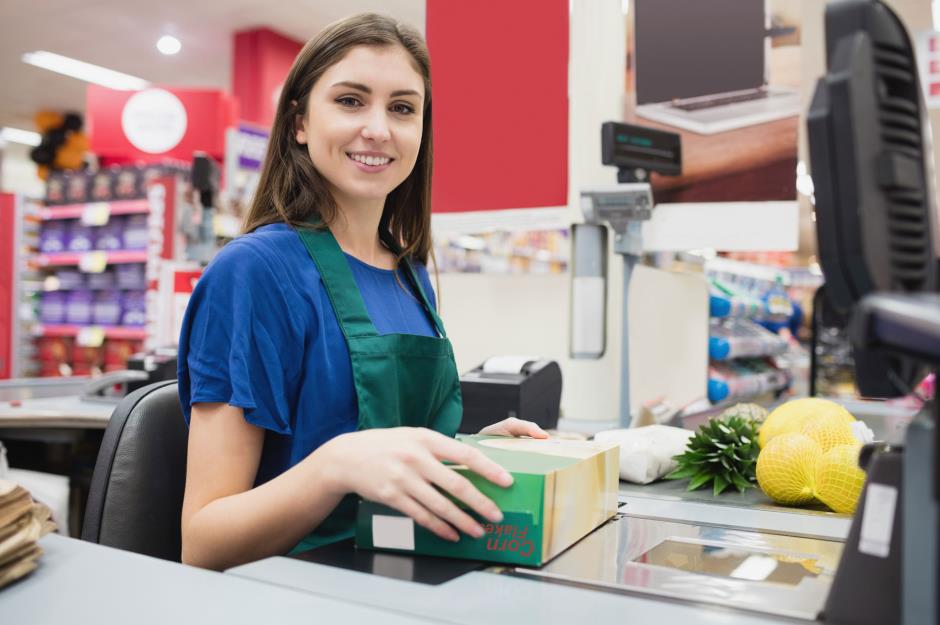 1) Cashier: 12,600 job openings a month