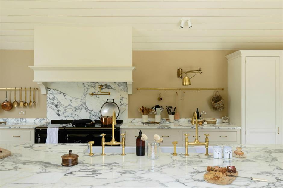 Tips for Going Gold or Silver in Kitchens and Baths - Mansion Global