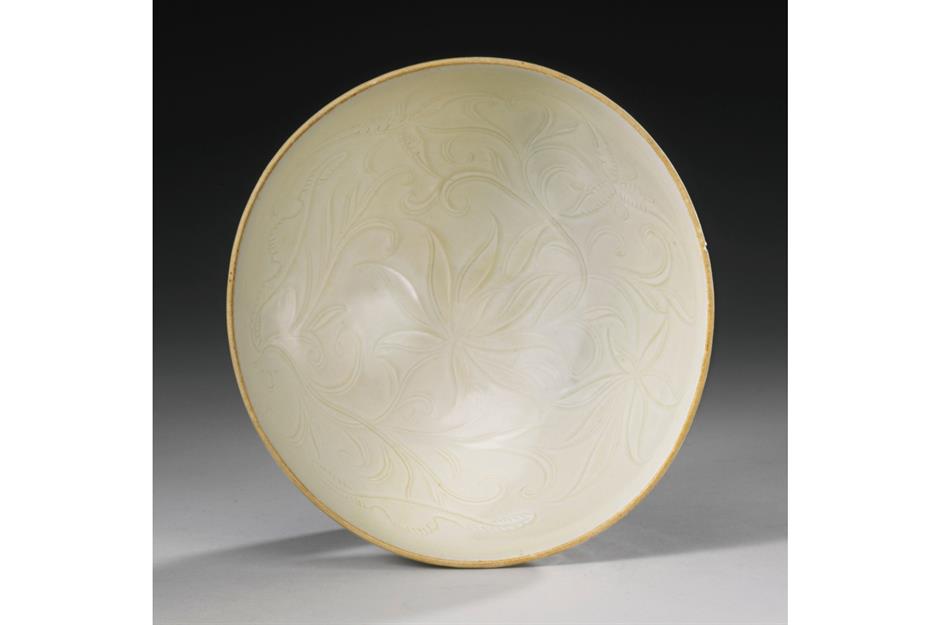The ancient bowl on the mantlepiece