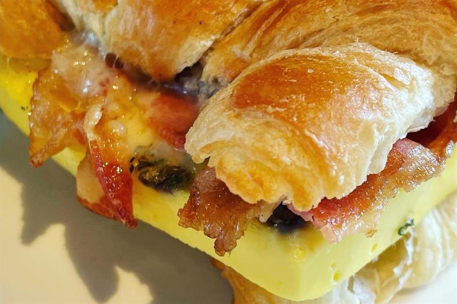 Croissant Breakfast Sandwich - Fox Valley Foodie