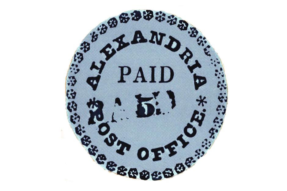 USA 1847 5¢ Alexandria 'Blue Boy' Postmaster's Provisional – $1.18 million (£1m)