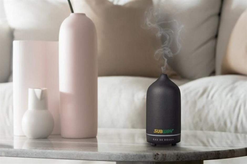 Subway tempts customers with a bread-scented diffuser