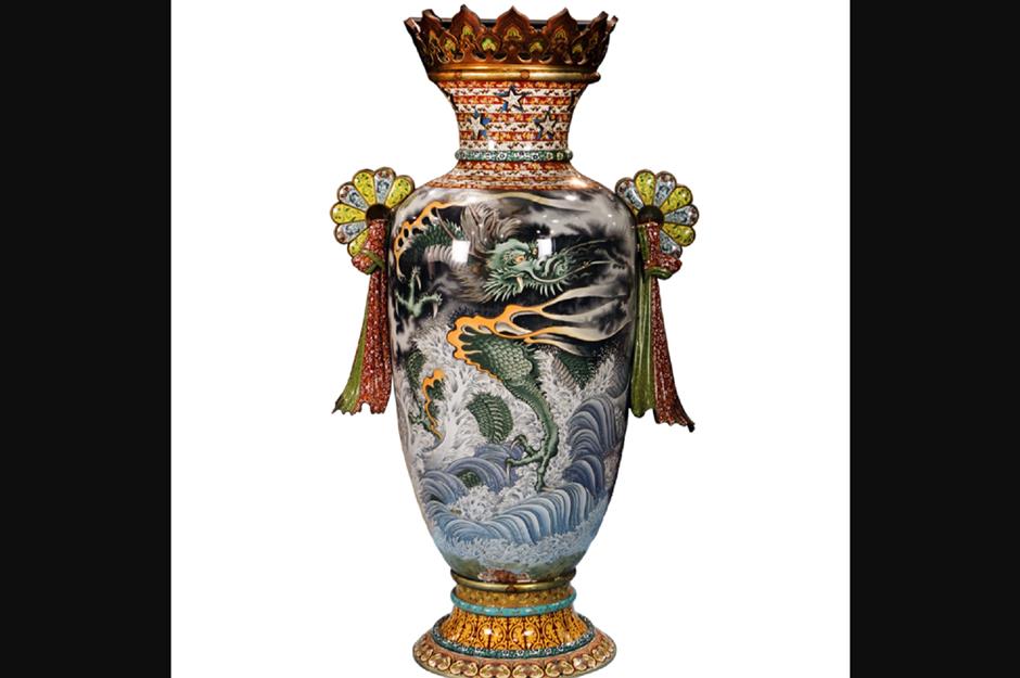 The Meiji vase in Spenger's Fresh Fish Grotto: $110,000 (£85k)