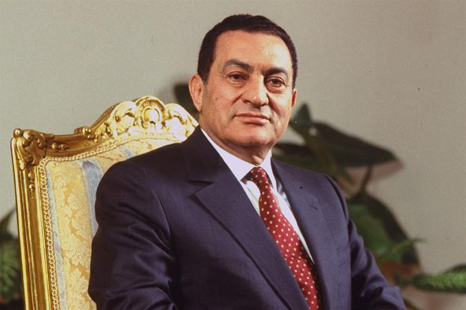 Hosni Moubarak, Égypte : jusqu’à 97,6 milliards de dollars (93 Mds €)