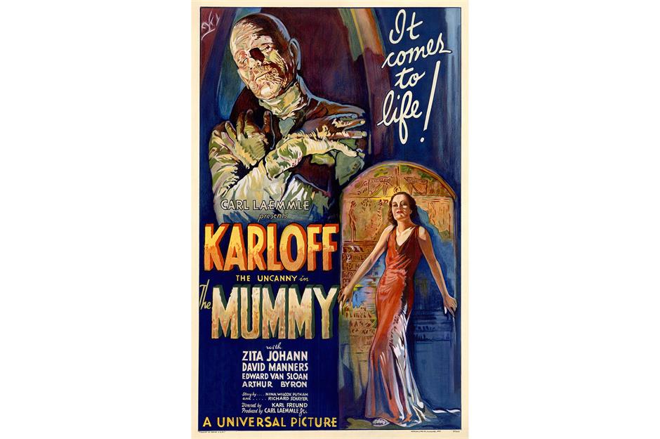 5. The Mummy (American poster, 1932): $453,500 ($904k/£678k today)