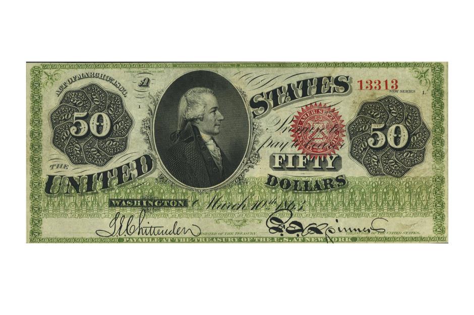 USA 1863 $50 Bill – $182,125 (£146k)