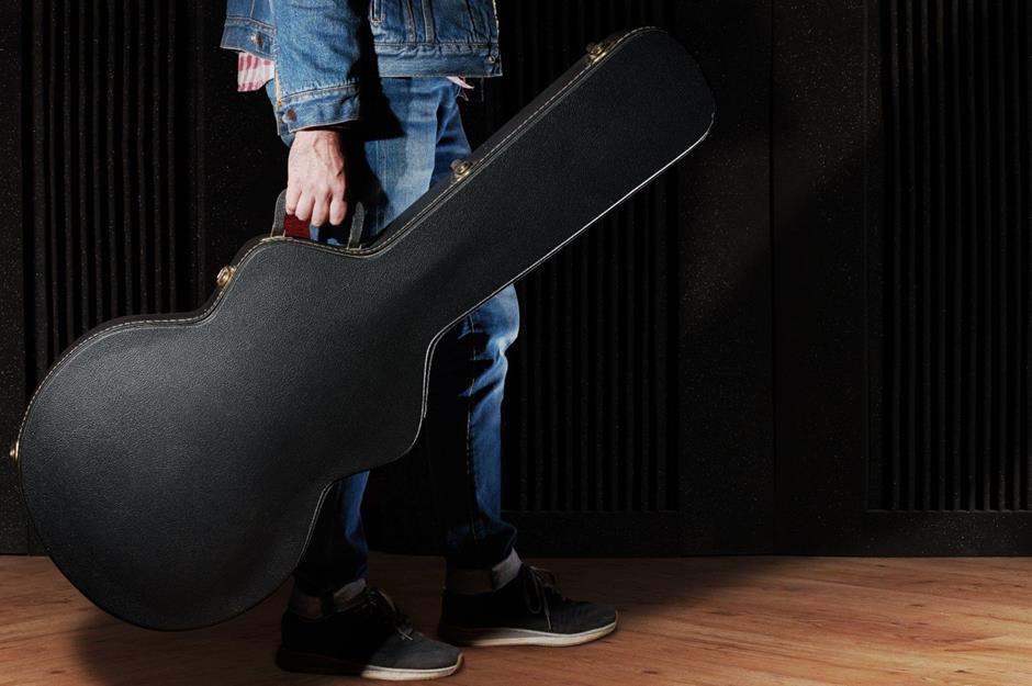 8. A cattle prod in a guitar case