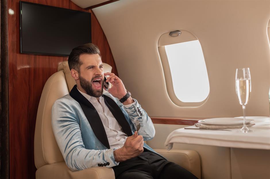You could succumb to private jet rage