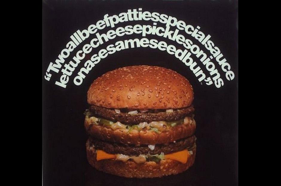 Two all-beef patties, special sauce, lettuce, cheese, pickles, onions, on a sesame seed bun – McDonald's