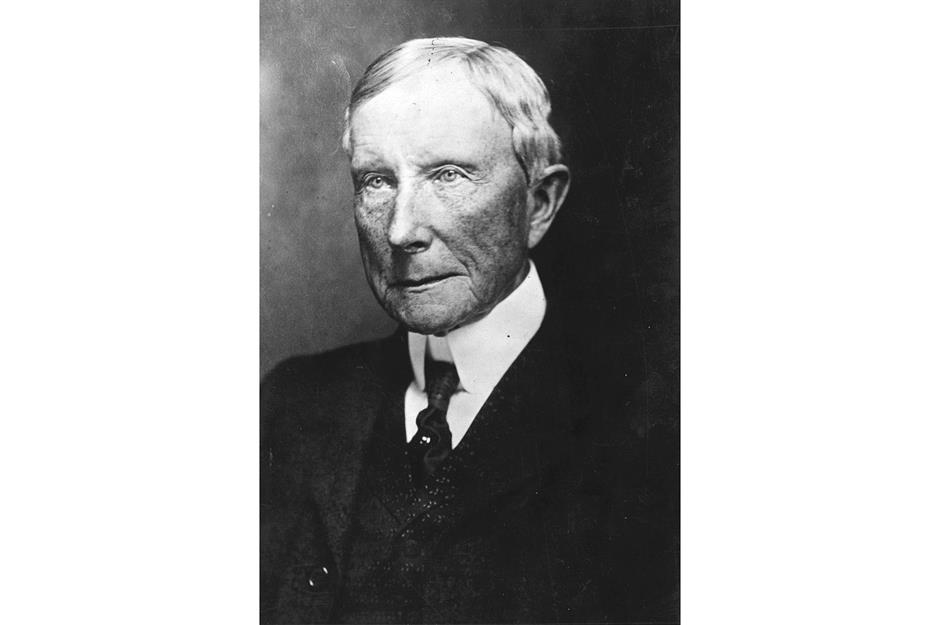 John D. Rockefeller, inflation-adjusted net worth: $20.36 billion (£16.78bn)