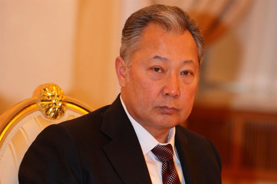 Kurmanbek Bakiyev, Kirghizistan : jusqu’à 432 millions de dollars (413 M€)
