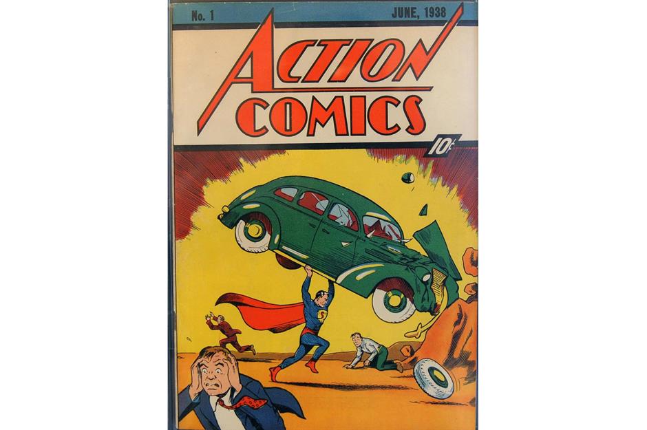 Comic collection in the basement