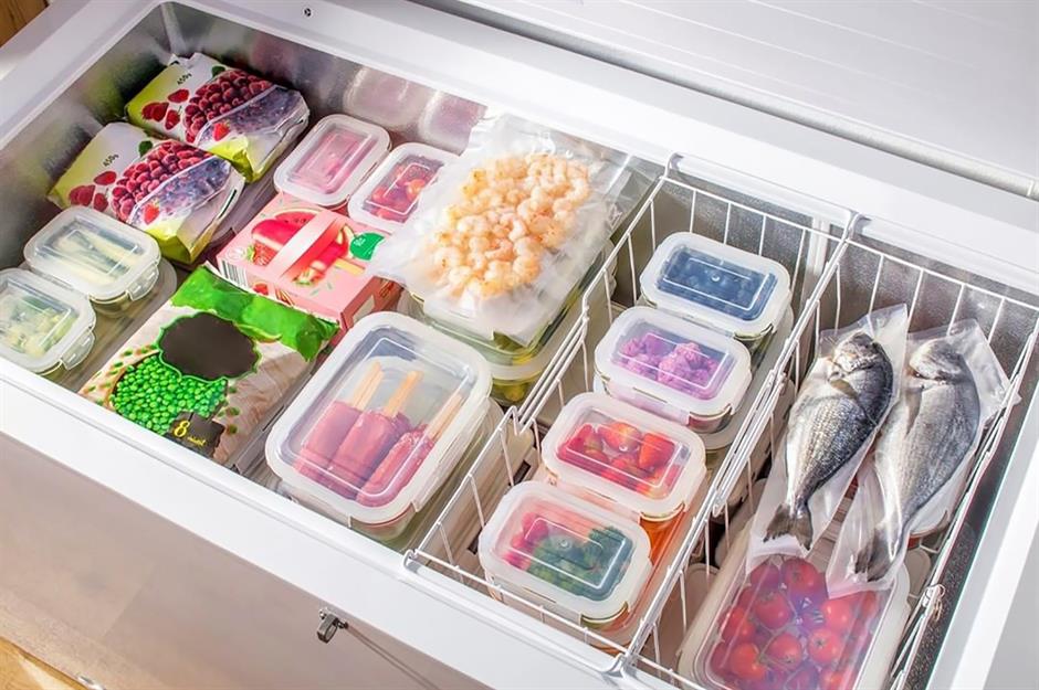 organize bottom drawer freezer