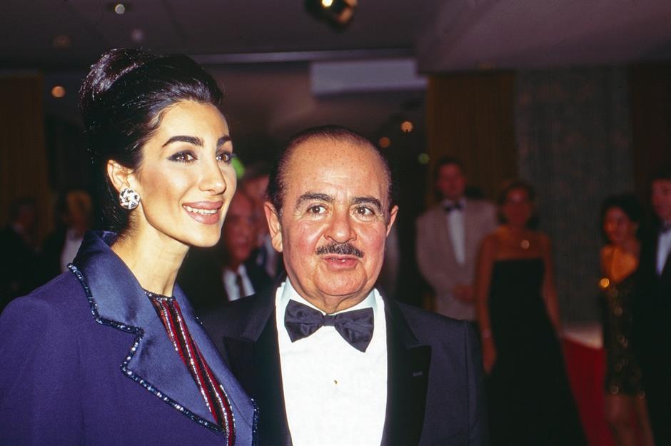 Adnan and Soraya Khashoggi: $874 million (£480m)