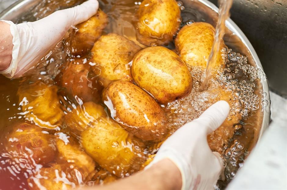 9. Dry your potatoes  