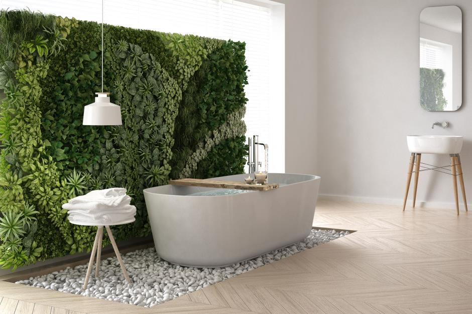 Affordable Luxury Bathroom Ideas Loveproperty Install A Living Wall