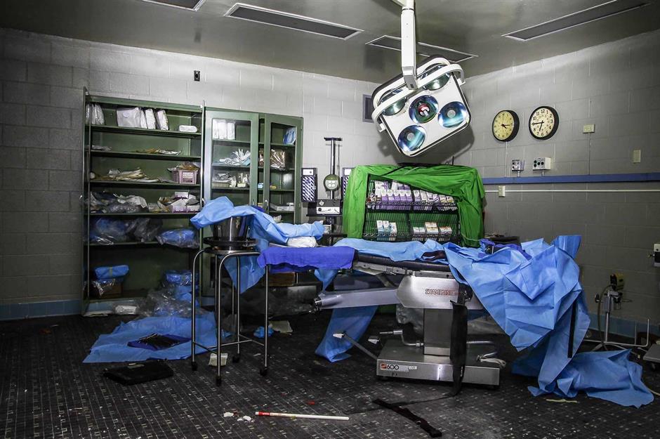 Eerily empty hospitals left to languish
