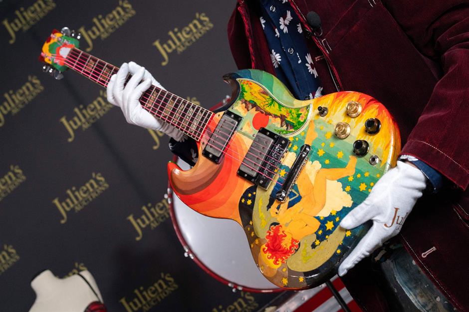 =13. Eric Clapton’s ‘Fool’ 1964 Gibson SG: $1.27 million (£965k)