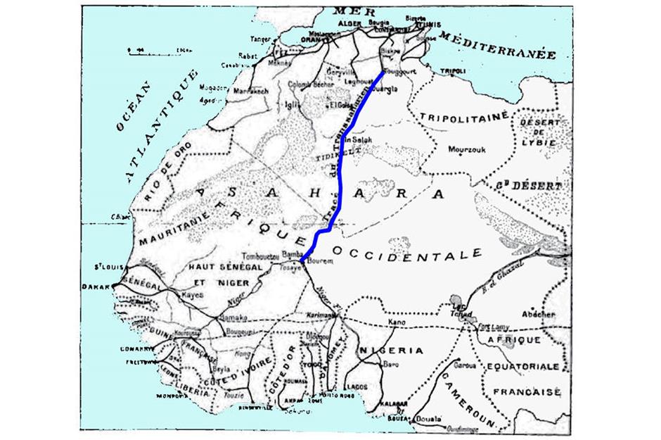 Trans-Saharan Railway, Algeria/French West Africa
