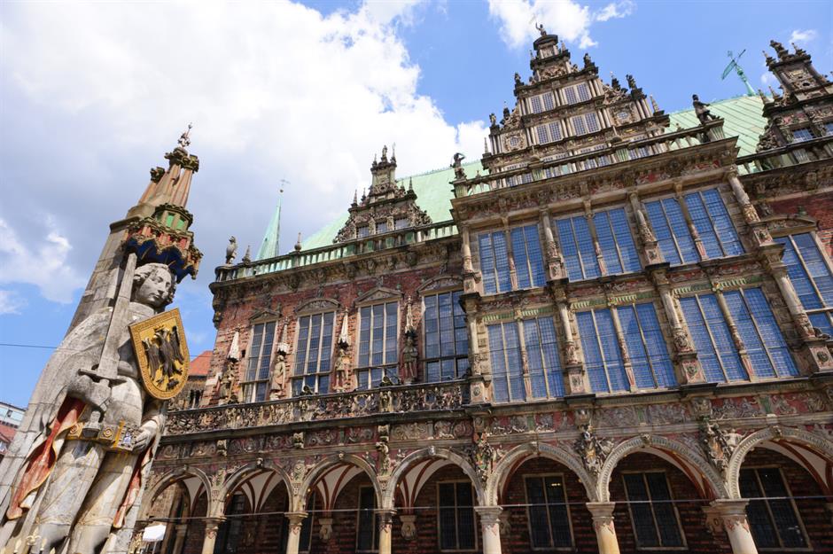 Bremer Rathaus und Rolandstatue
