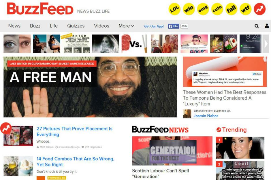 BuzzFeed: $1.5 billion (£1.2bn) 