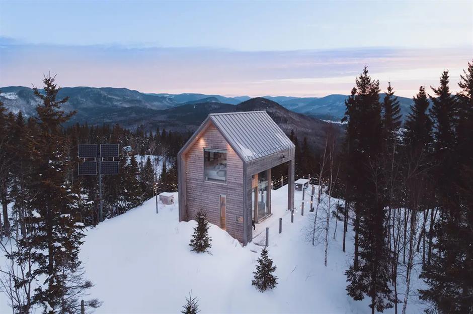 Mountainside cabin, Quebec, Canada