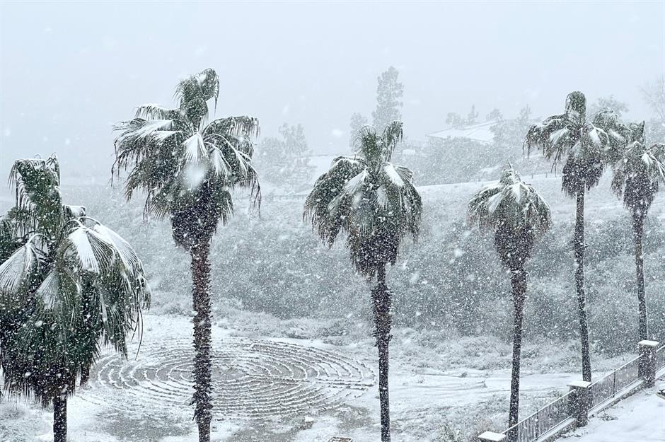 Record-breaking storm hits Southern California