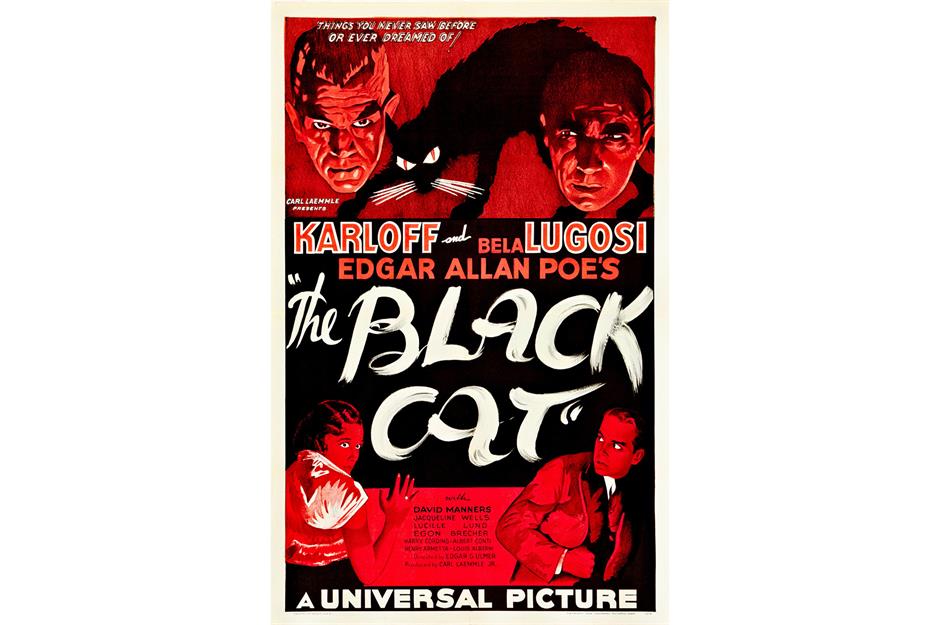 =10. The Black Cat (American poster, 1934): $334,600 ($516k/£387k today)