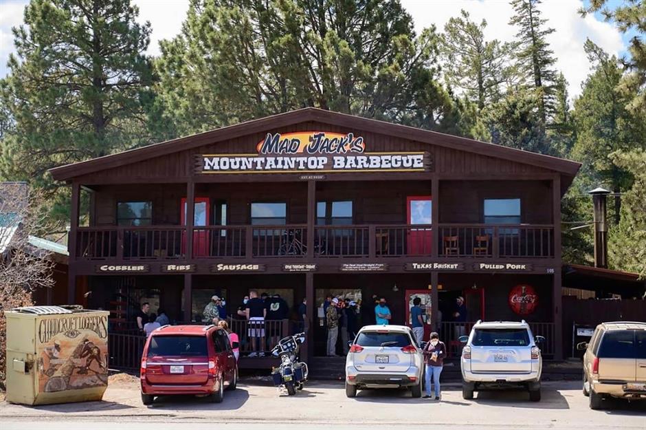 New Mexico: Mad Jack’s Mountaintop Barbecue, Cloudcroft