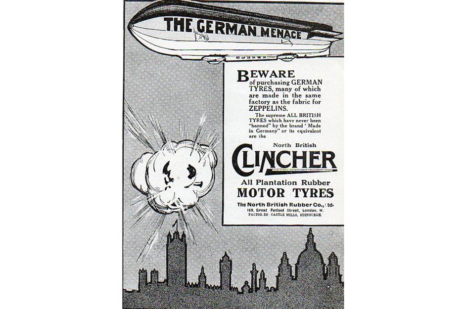 First World War: synthetic rubber