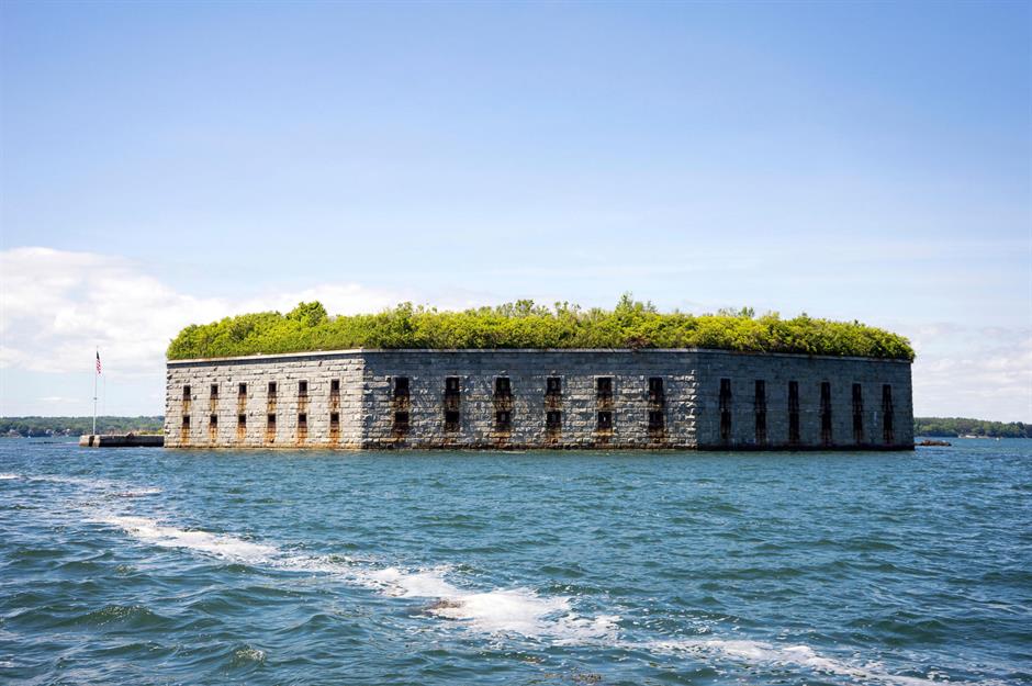 Maine: Fort Gorges, Casco Bay