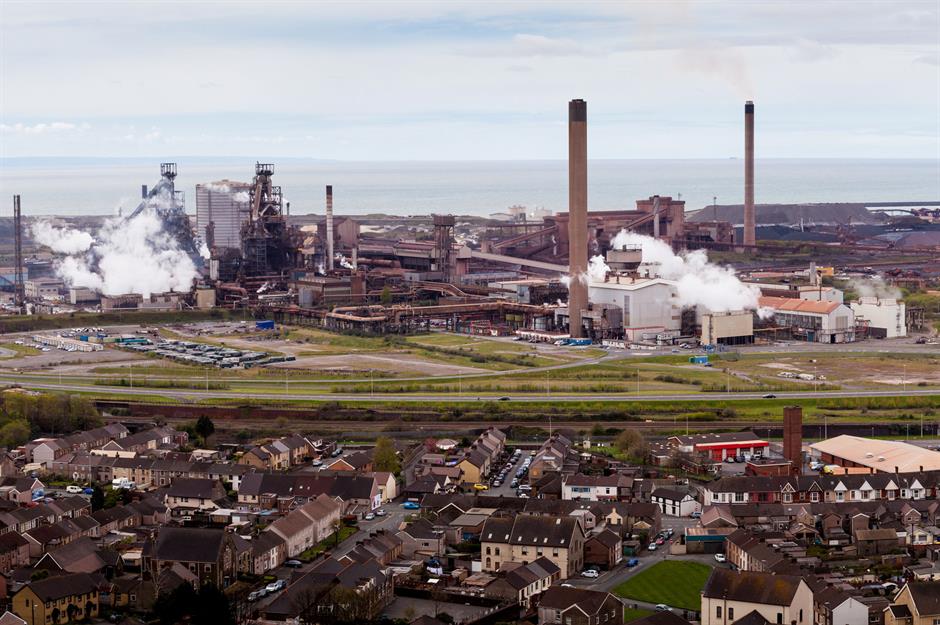 Port Talbot, UK: Tata Steel