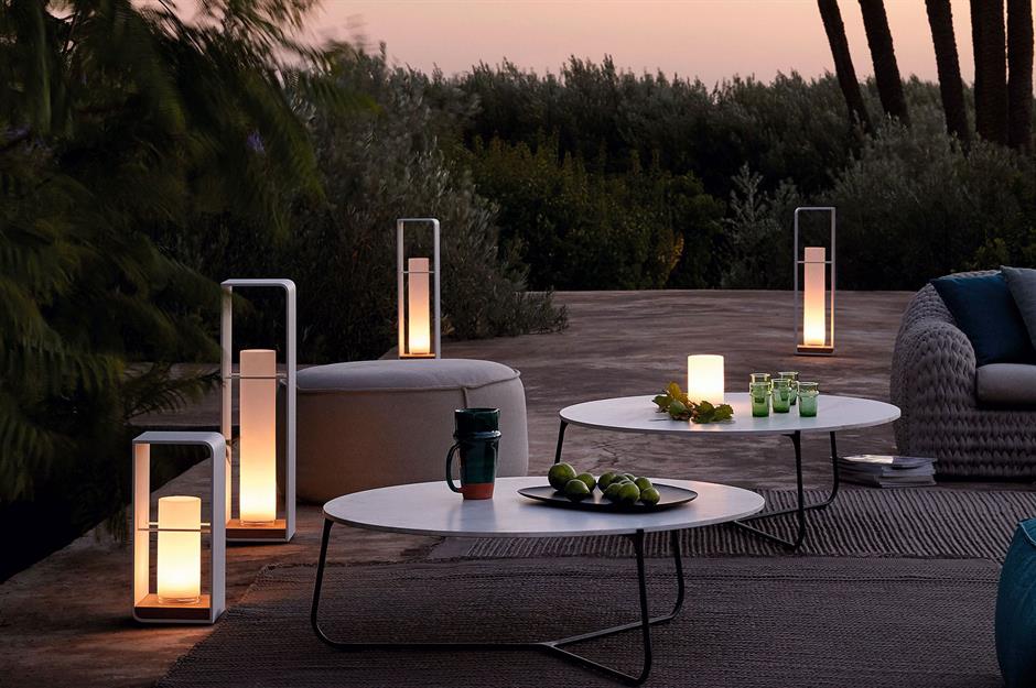 modern garden solar lights